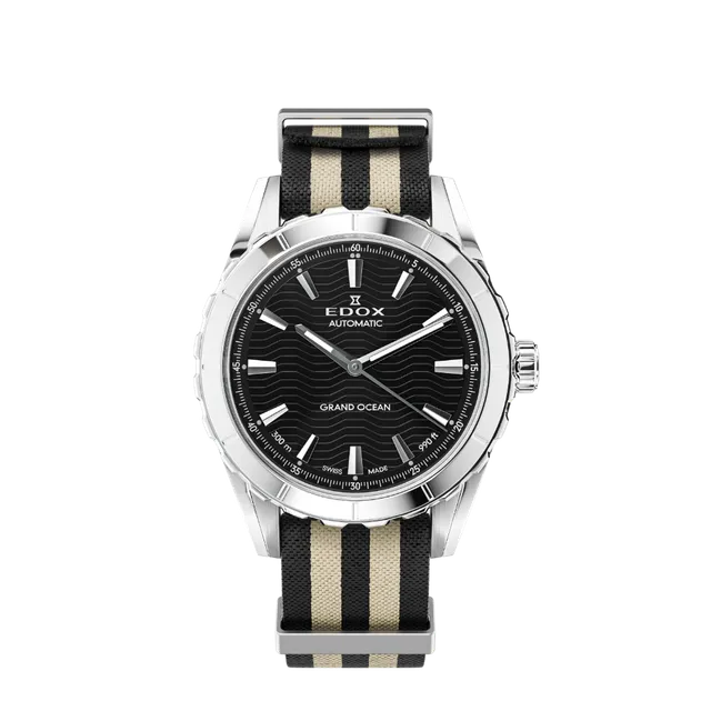 Edox Automatic herreklokke stål klassisk