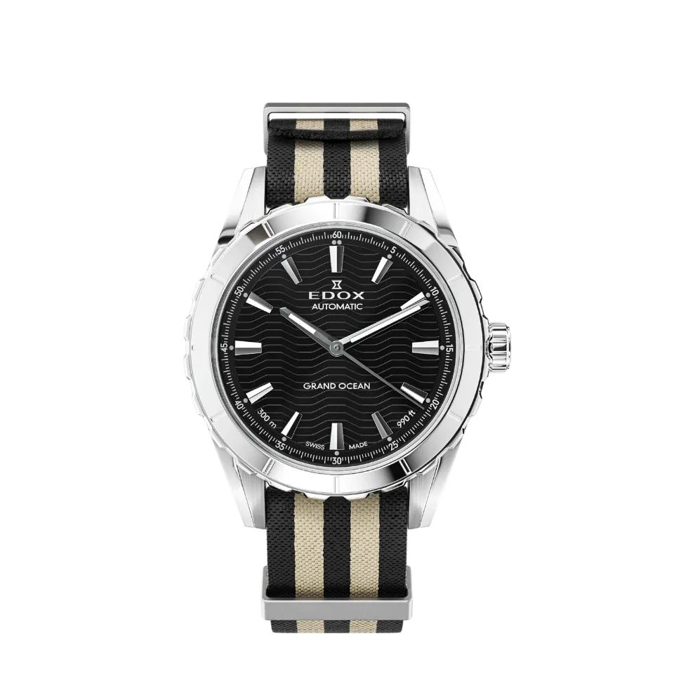 Edox Automatic herreklokke stål klassisk