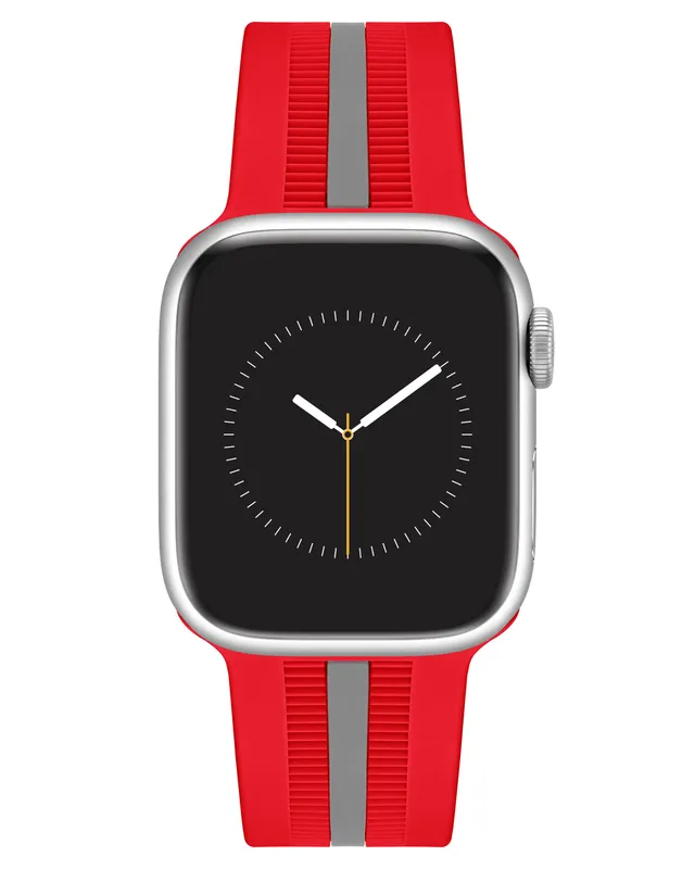 Armitron Racer Apple Watch-rem rød/grå silikon
