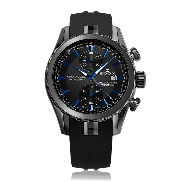 Edox Grand Ocean Chronograph Automatic herreklokke automatisk
