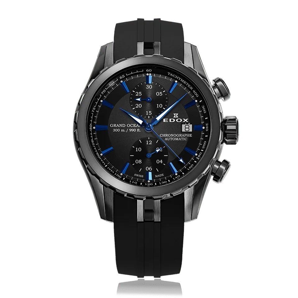Edox Grand Ocean Chronograph Automatic herreklokke automatisk