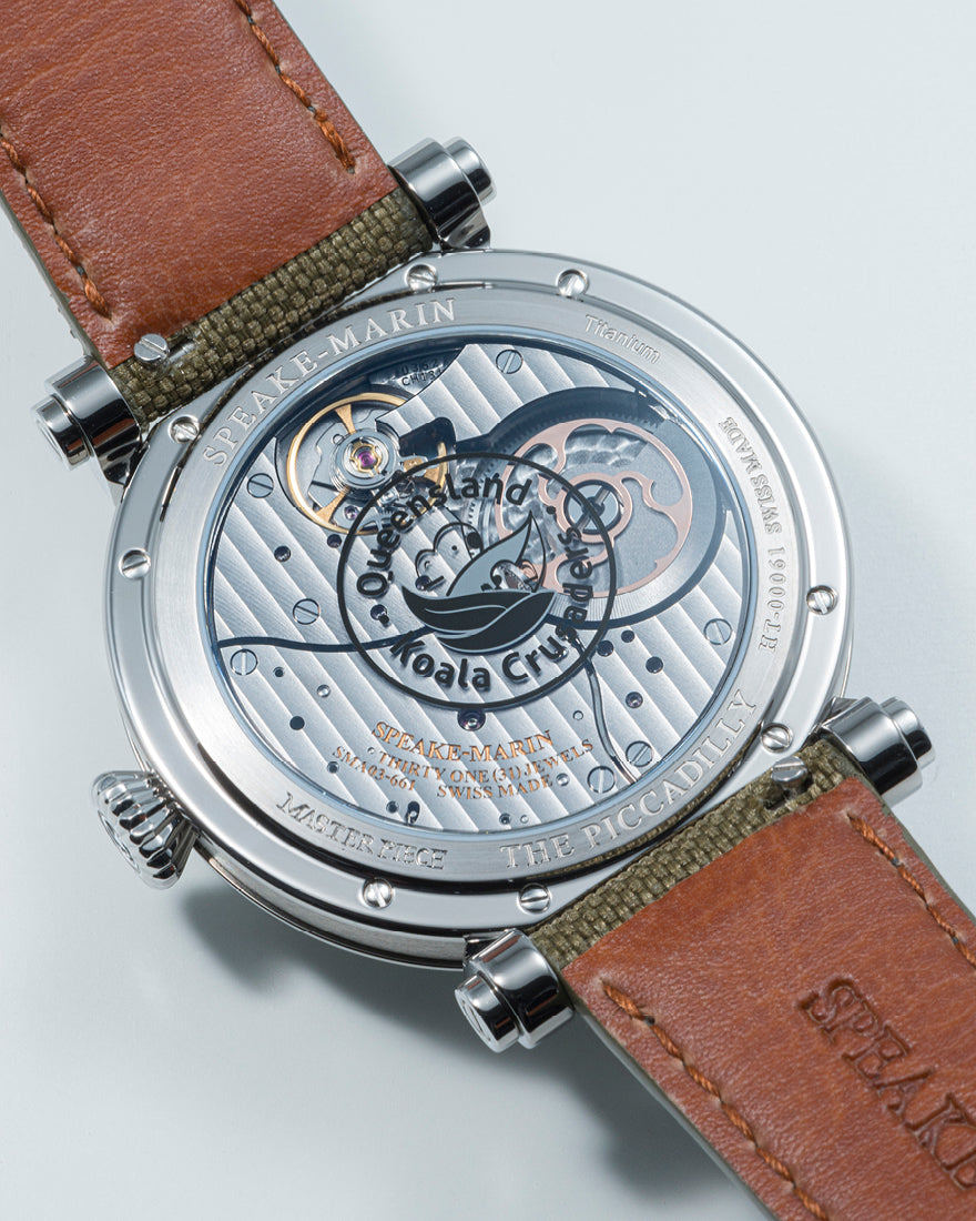 Speake-Marin Koala klokke grønn titan 38mm/42mm