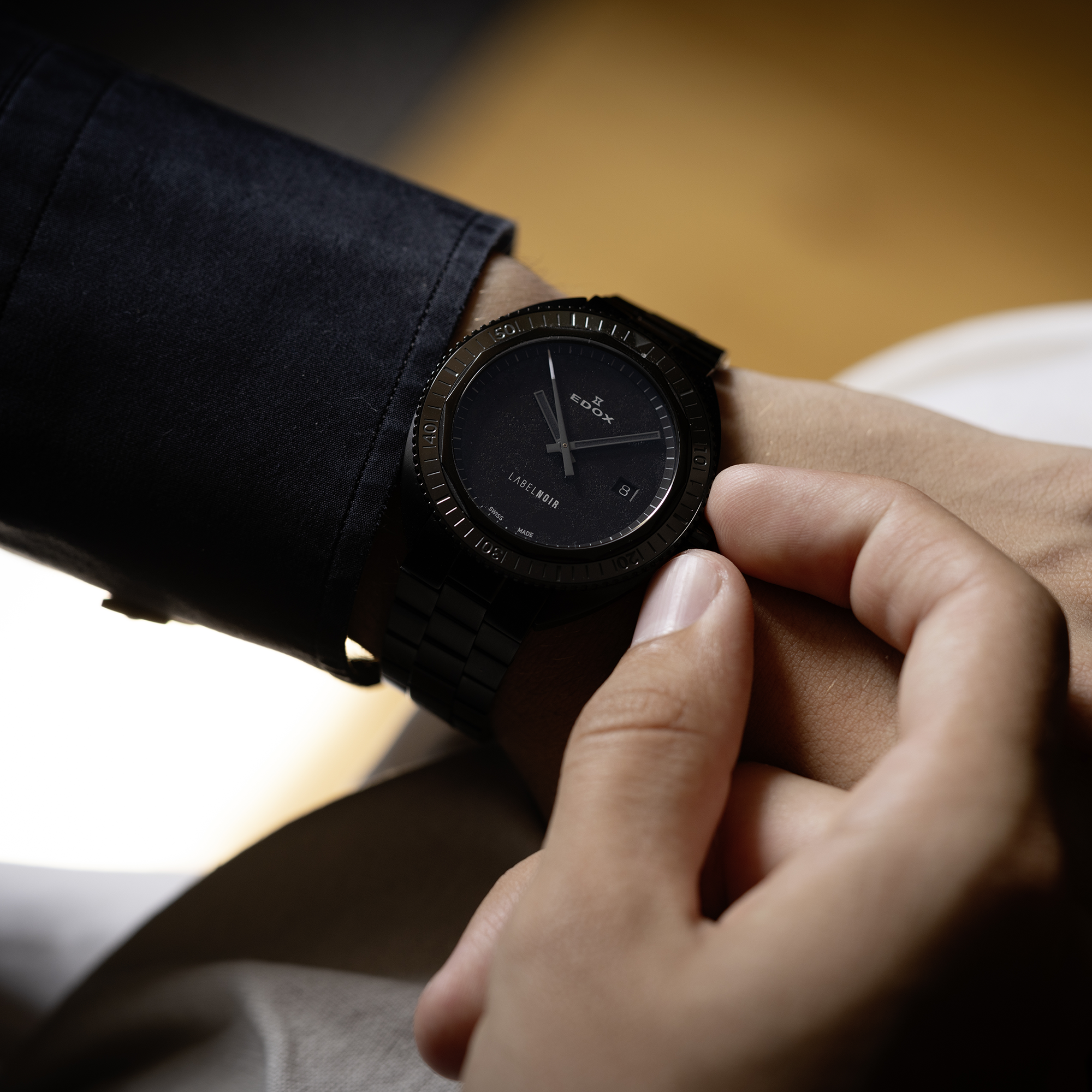 Label Noir Edox Hydro-Sub Automatic klokke limitert