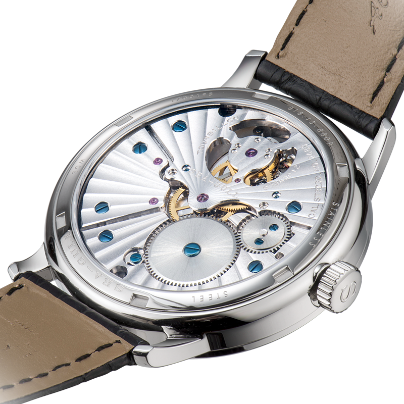 Sea-gull Artisan Heritage 818.13.8809 tourbillonklokke hvit