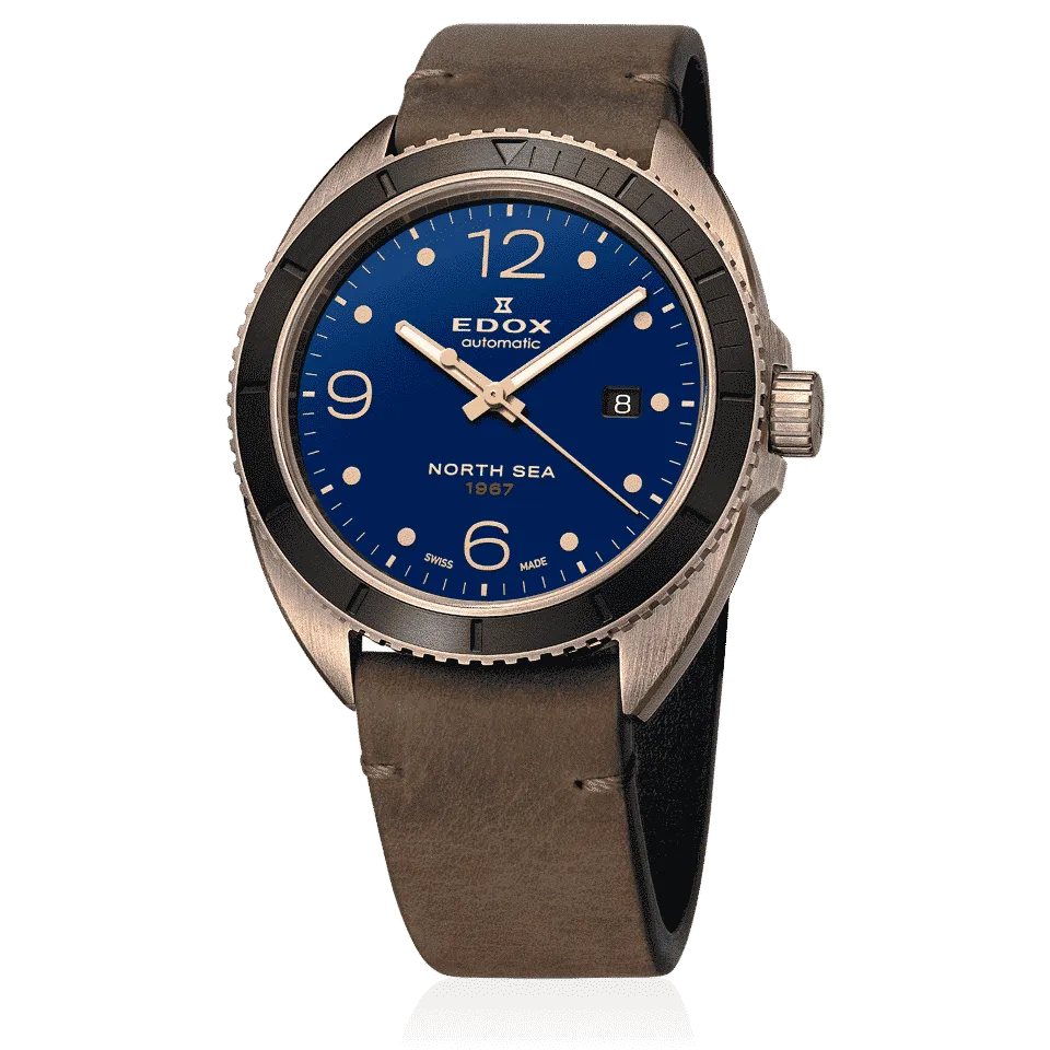 Edox 1967 Date Automatic herreklokke vintage