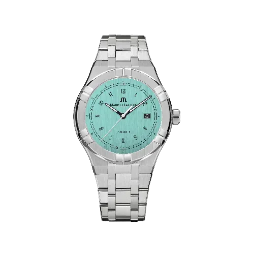 Label Noir Aikon Automatic 42MM klokke stållenke blå