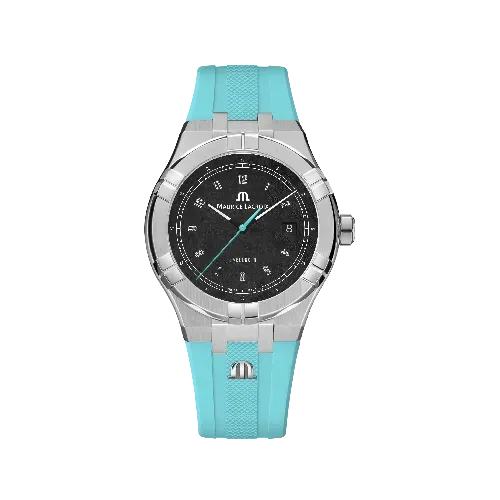 Label Noir Aikon Automatic 42MM klokke lyseblå gummirem