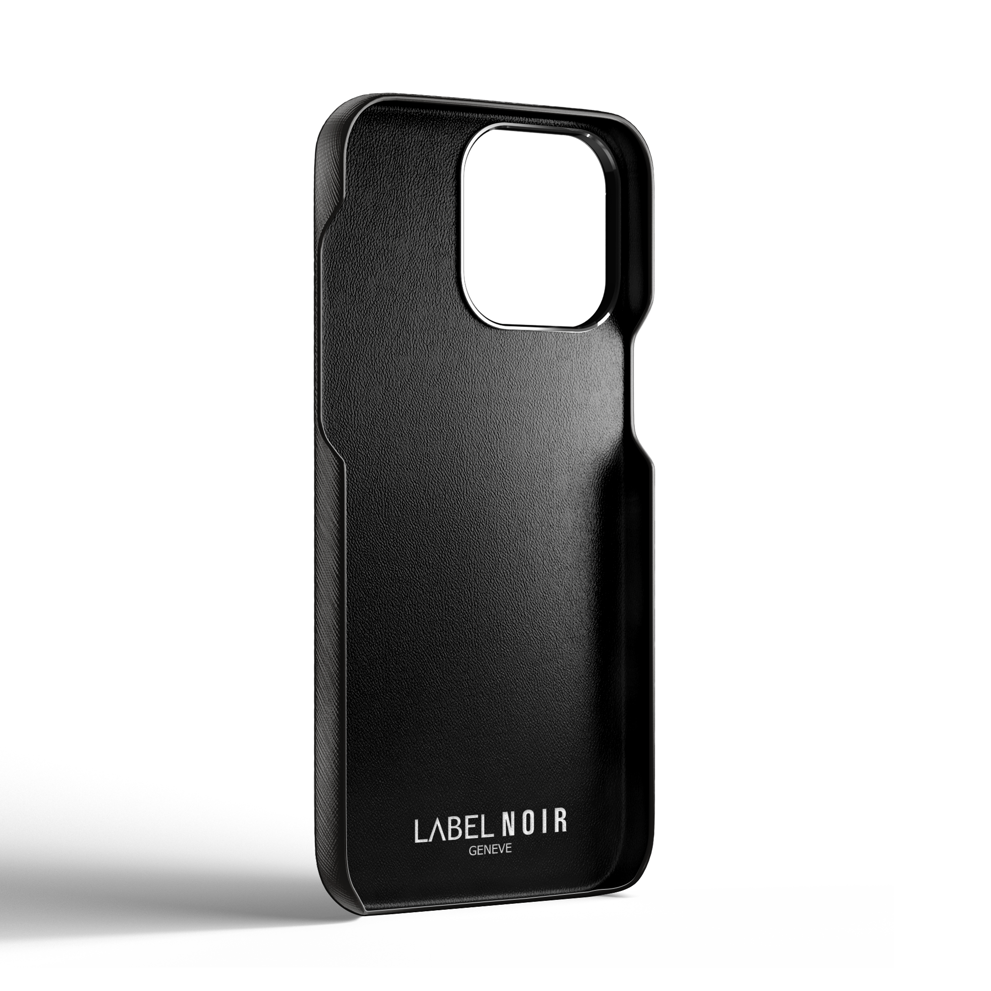 Label Noir iPhone 13 Pro Max deksel saffiano svart MagSafe