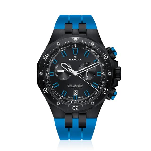 Edox Delfin Chronograph klokke kronograf
