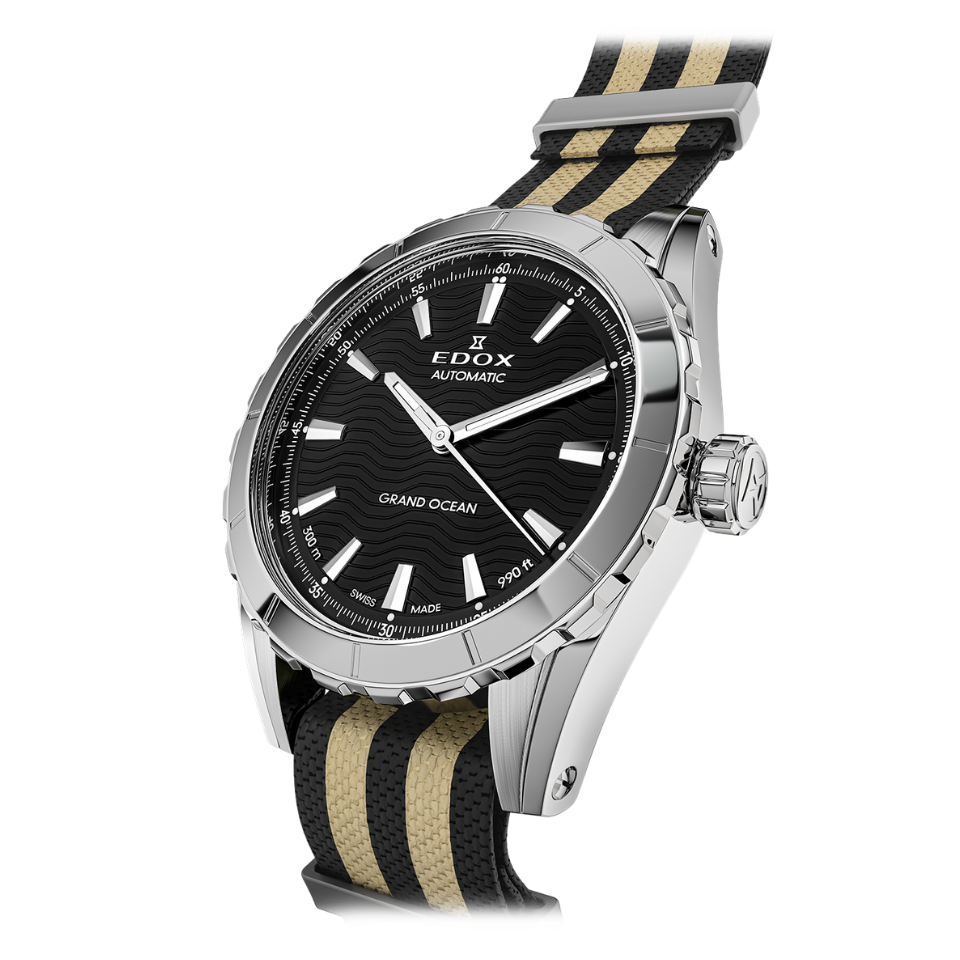 Edox Automatic herreklokke stål klassisk