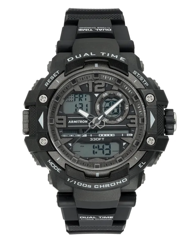 Armitron Dual 52mm klokke grå/svart analog-digital