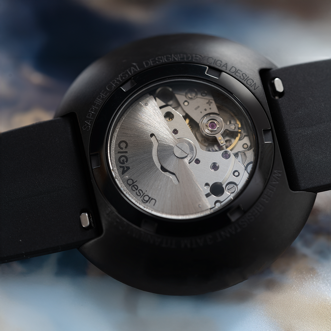 Label Noir Ciga Design Black Star klokke limited