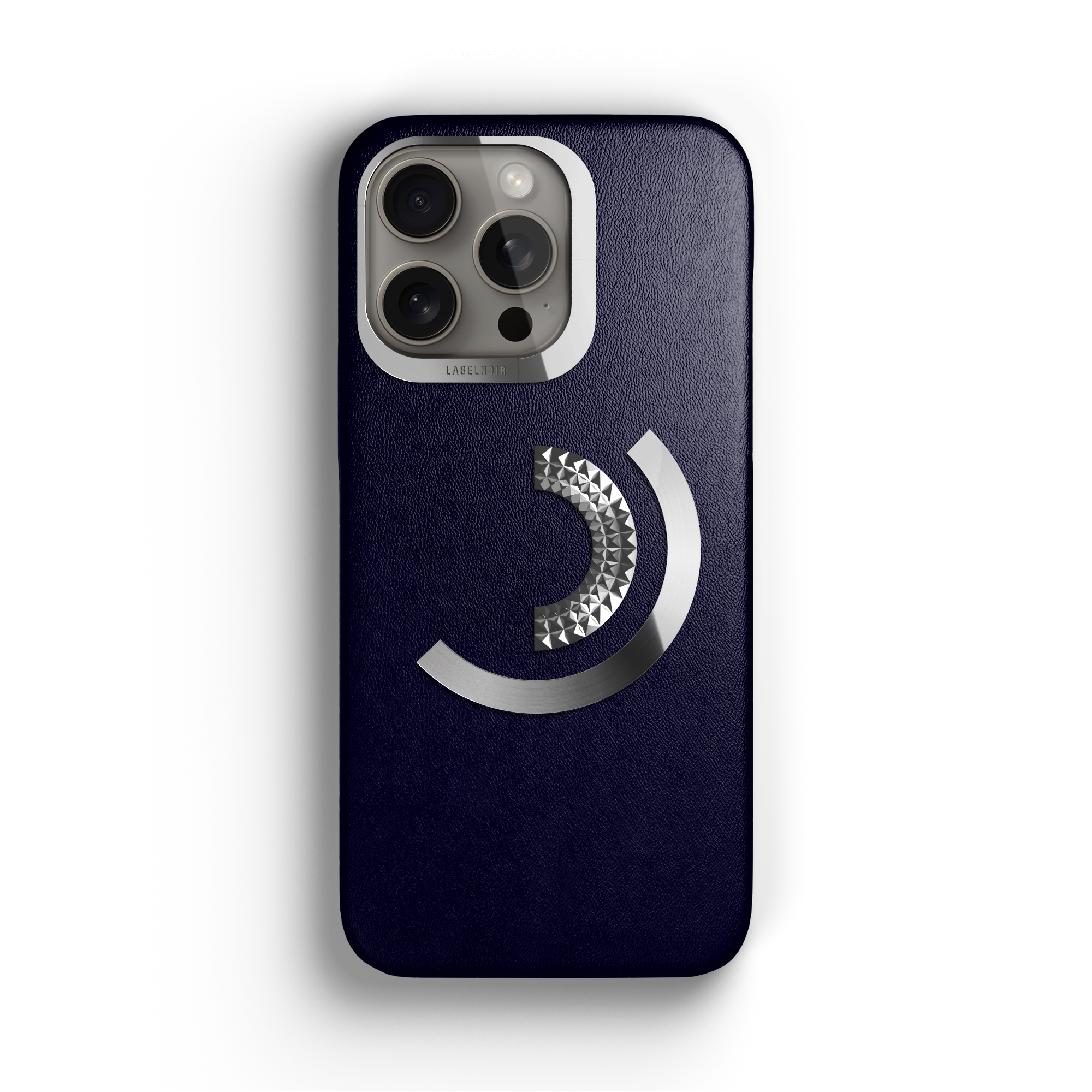 Label Noir Ornate iPhone 16 Pro deksel skinn svart stål