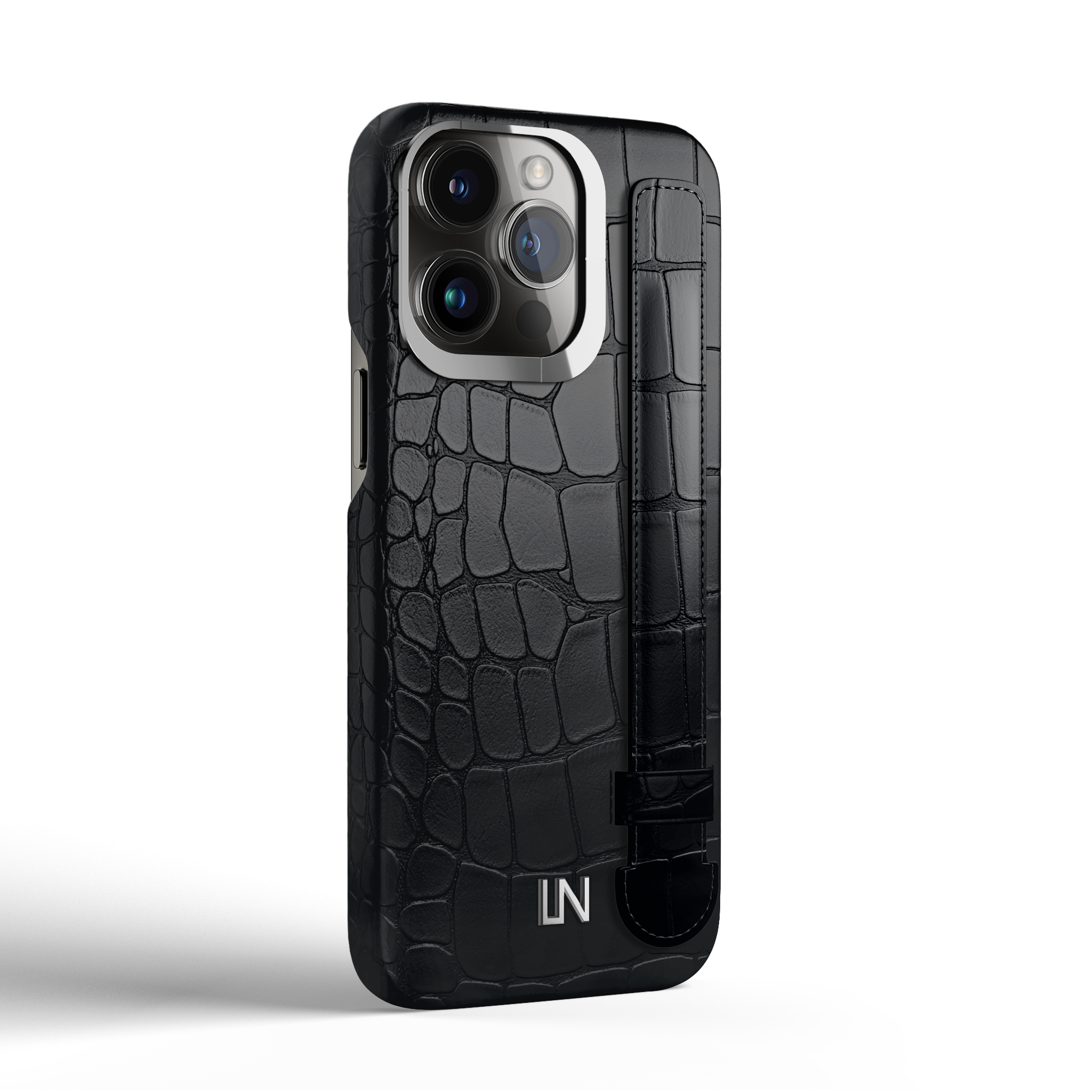 Label Noir iPhone 13 Pro Max deksel alligator MagSafe svart