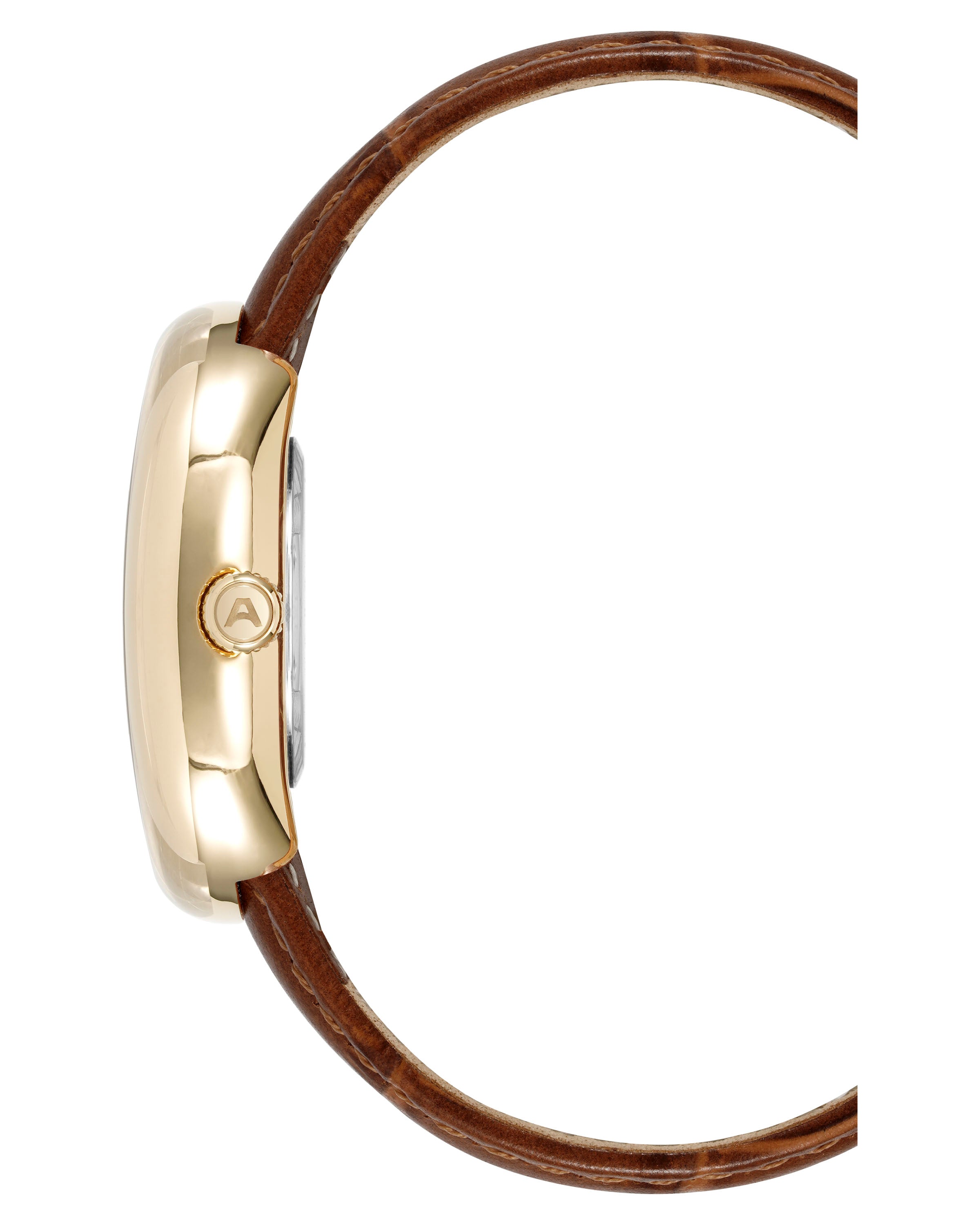 Armitron Andi klokke 28 mm tan gull oval