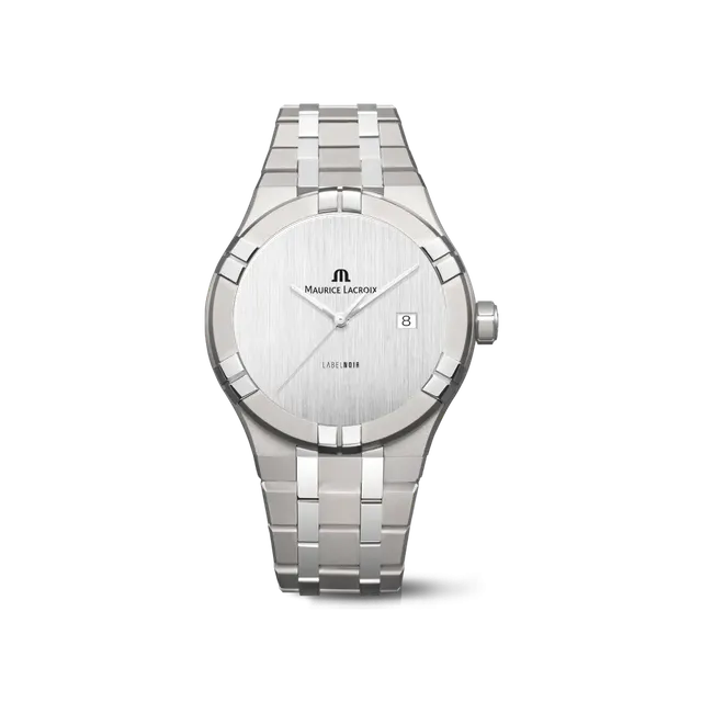 Label Noir Aikon Automatic 42MM klokke hvit titan