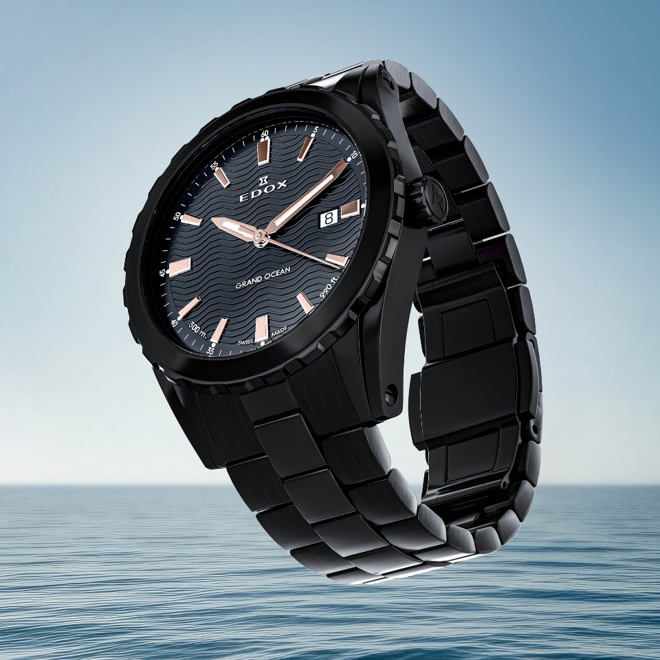 Edox Date Gents herreklokke med dato