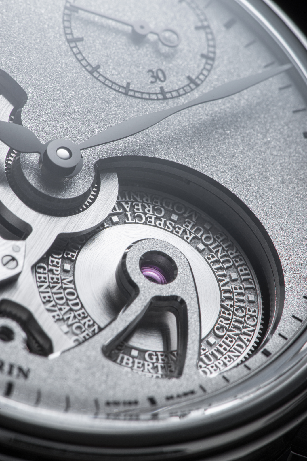 Speake-Marin Sandblasted Titanium klokke 42mm skjelett