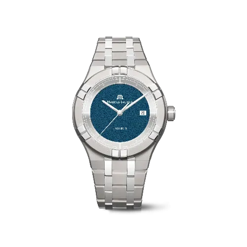 Label Noir Aikon Automatic 42mm klokke blå titan