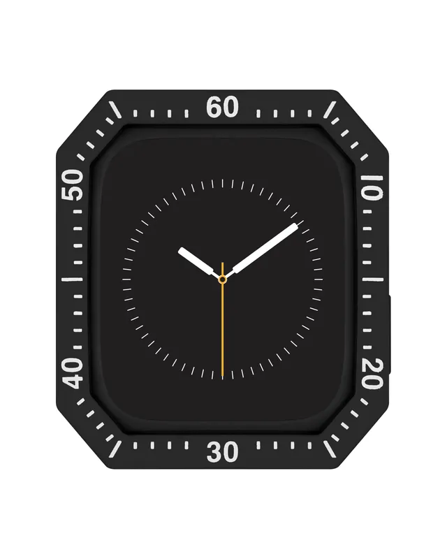 Armitron Racer silikondeksel til Apple Watch 45 mm svart/hvitt