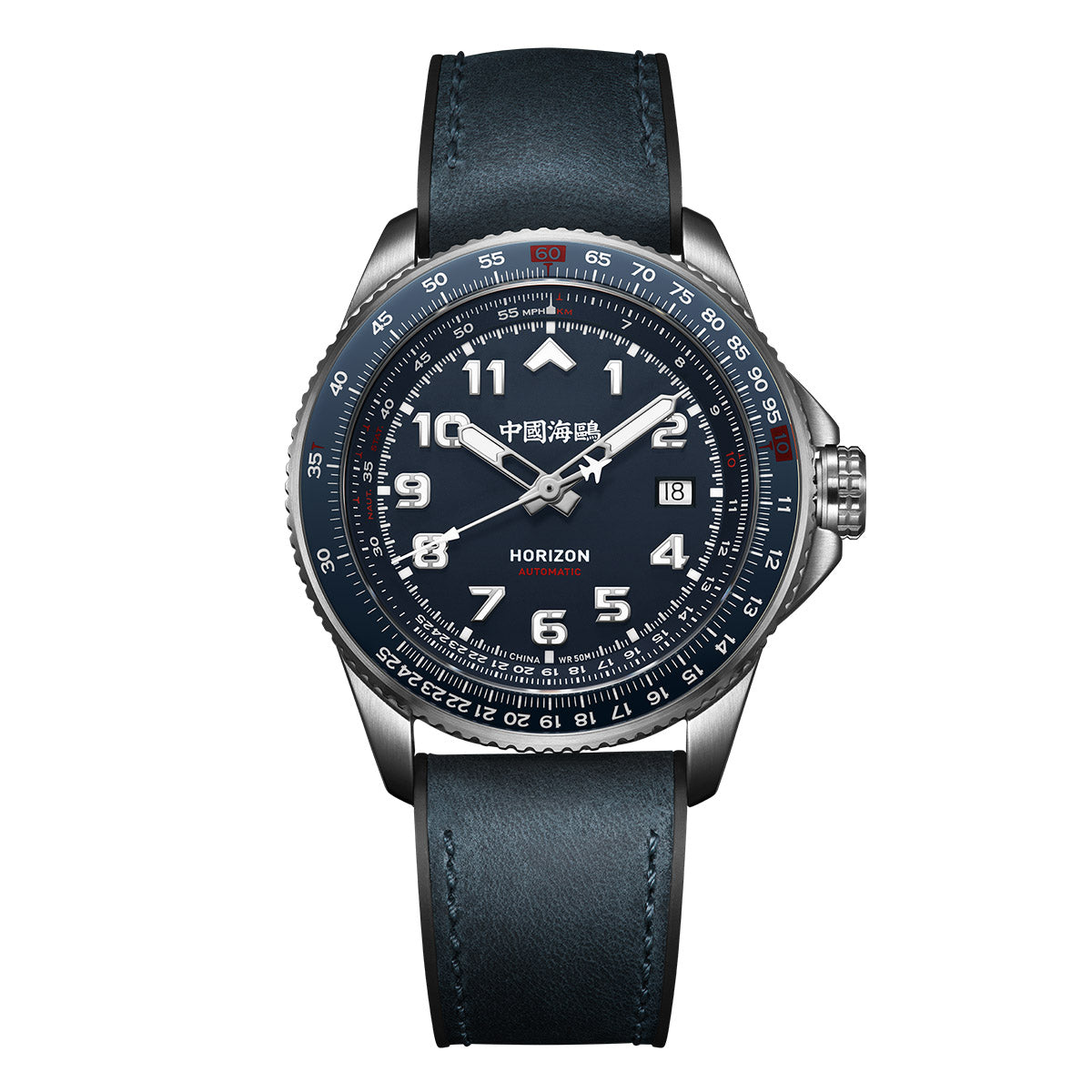 Sea-gull Aviation 214.27.1124 herreklokke 42,5 mm tachymeter
