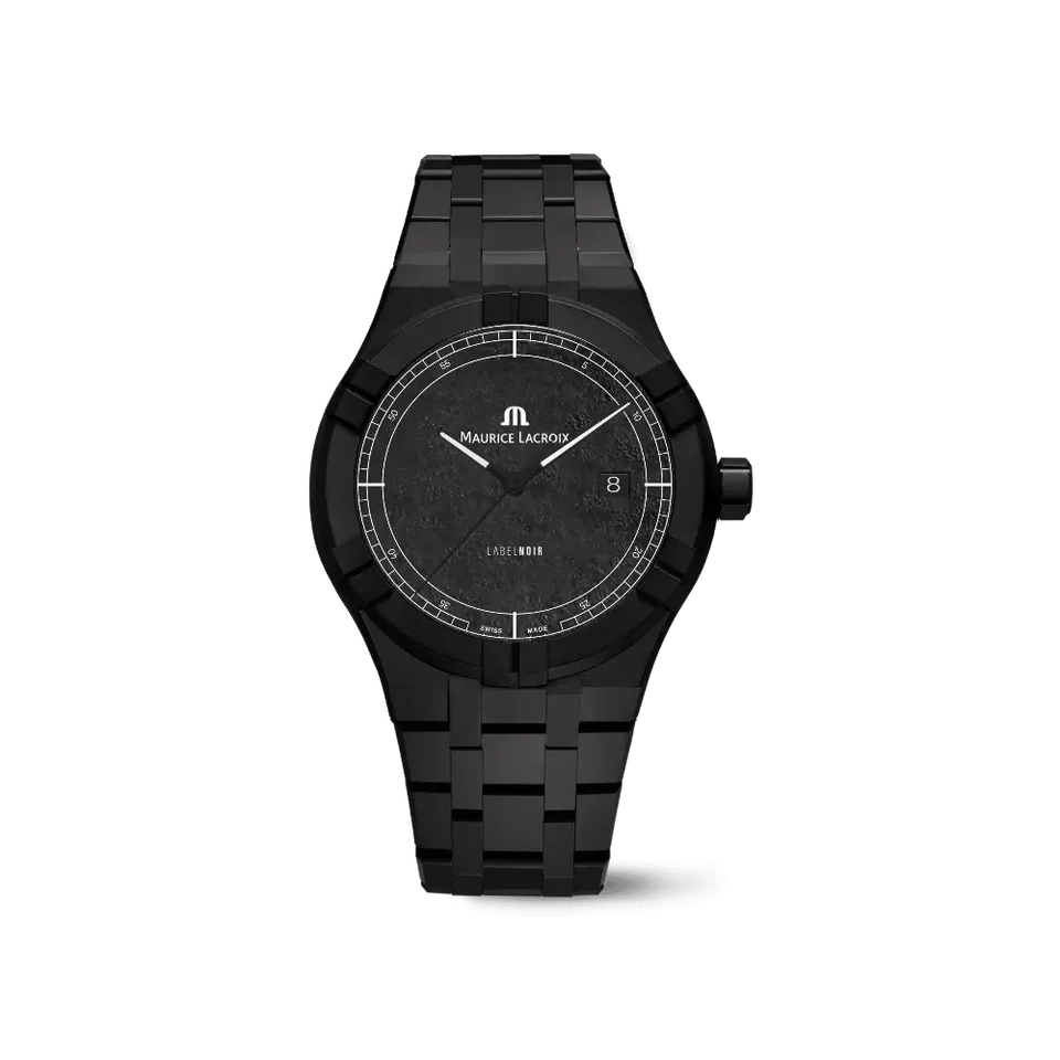 Label Noir Aikon Automatic 42MM klokke svart keramikk