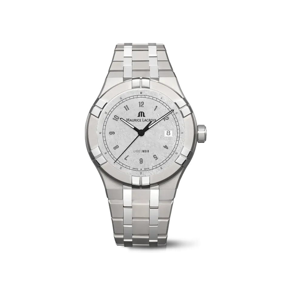 Label Noir Aikon Automatic 42MM klokke titan hvit