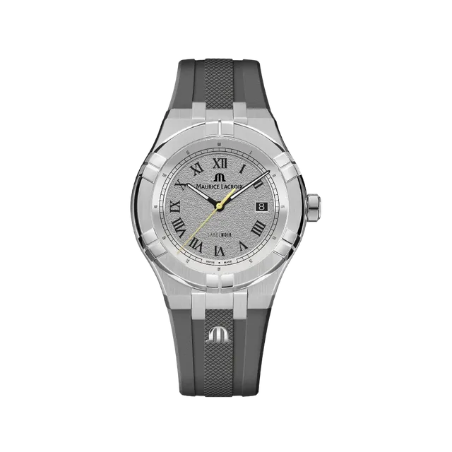 Label Noir Aikon Automatic 42MM klokke stål gummirem