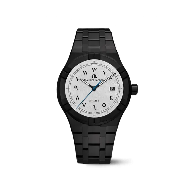 Label Noir Aikon Automatic 42MM klokke keramikk sort laserskive
