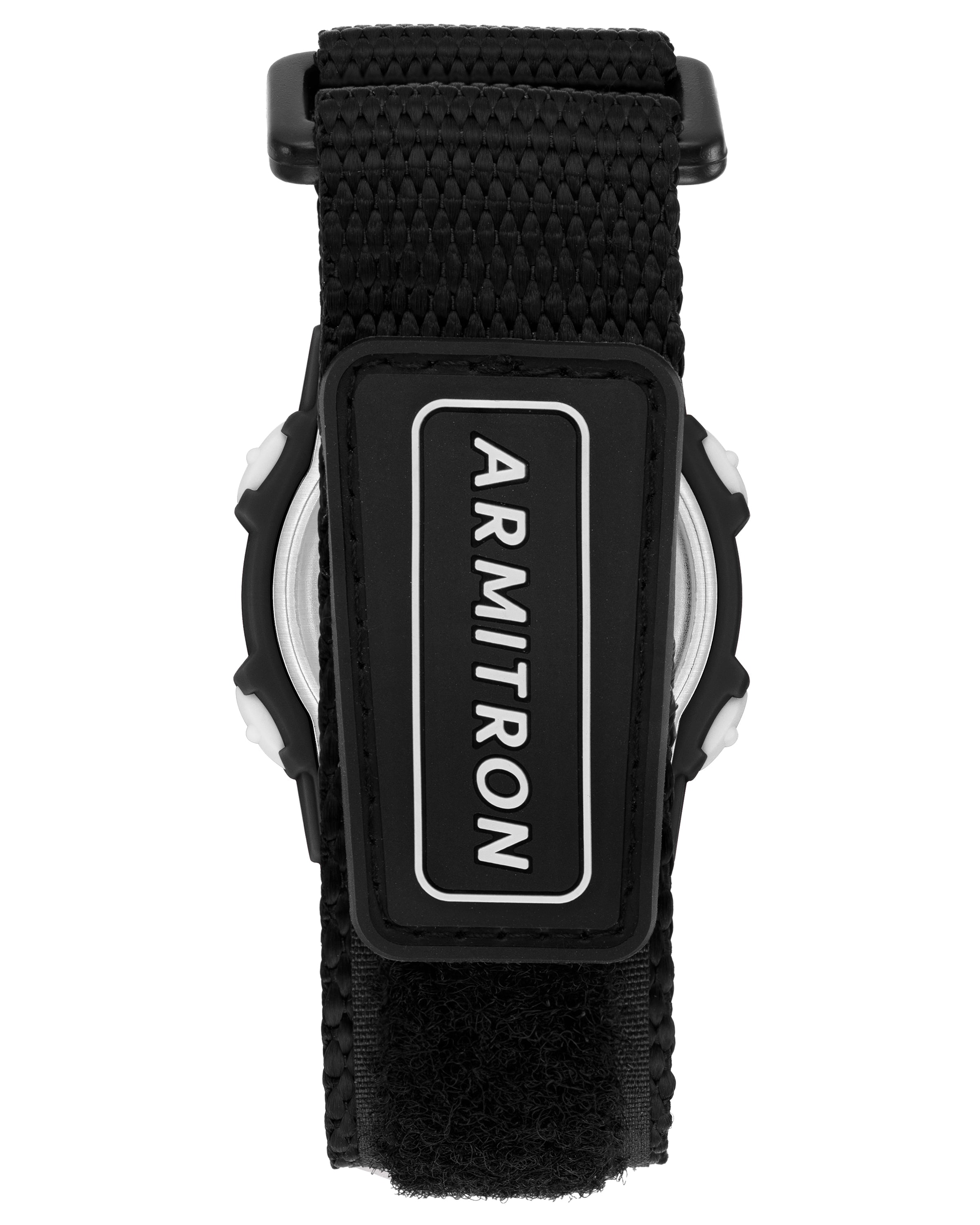 Armitron Digital Nylon digitalklokke svart/svart quartz