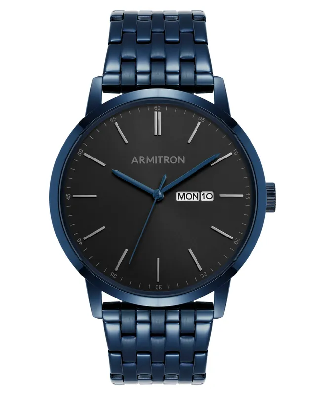 Armitron Miles 42mm herreklokke navy stål