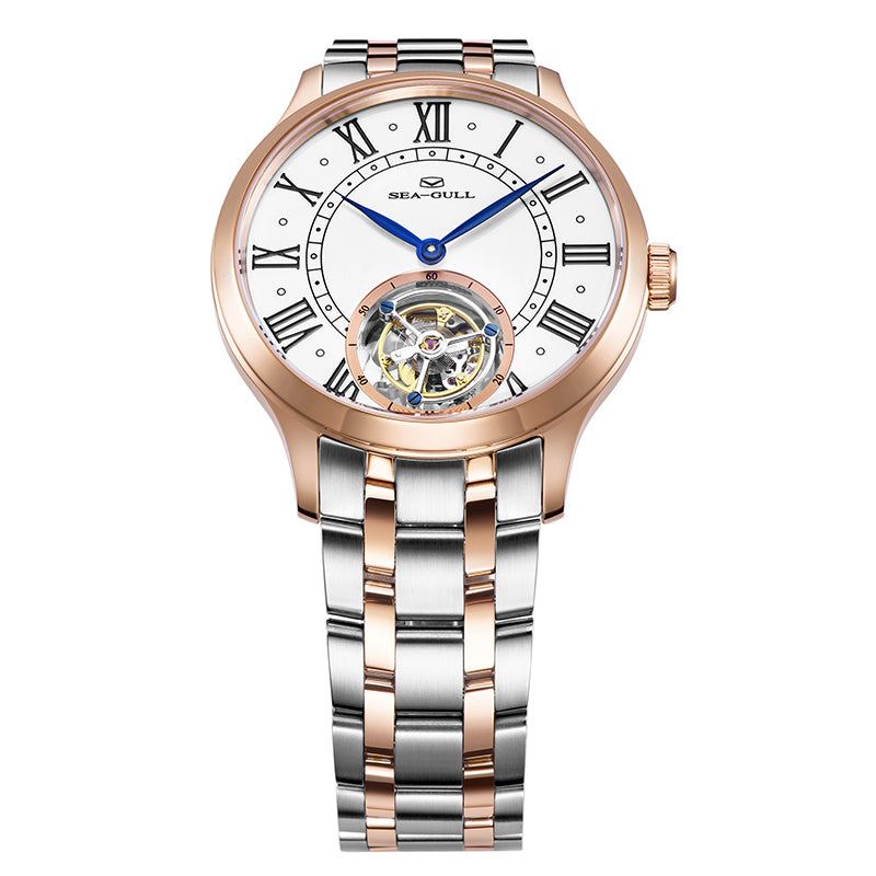 Sea-gull Artisan Heritage 517.11.8812 tourbillon hvit 42mm
