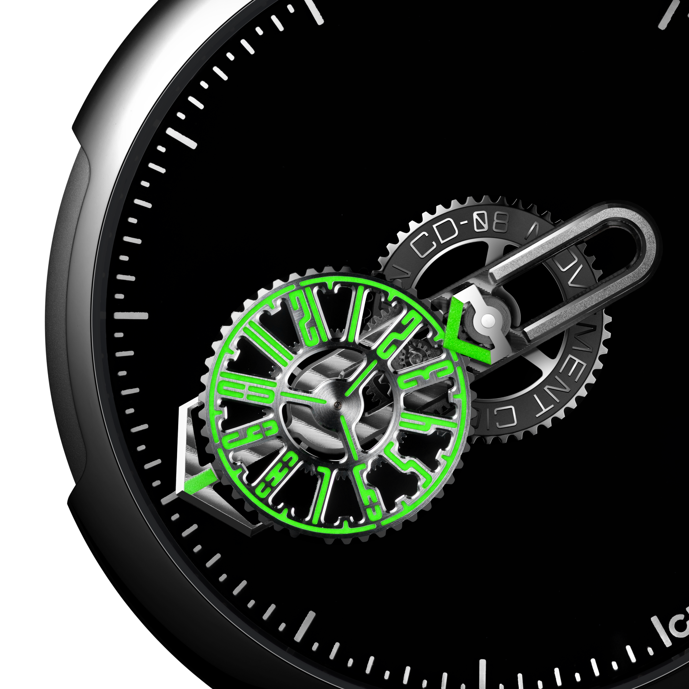 CIGA Design Time Cipher automatisk klokke carbon