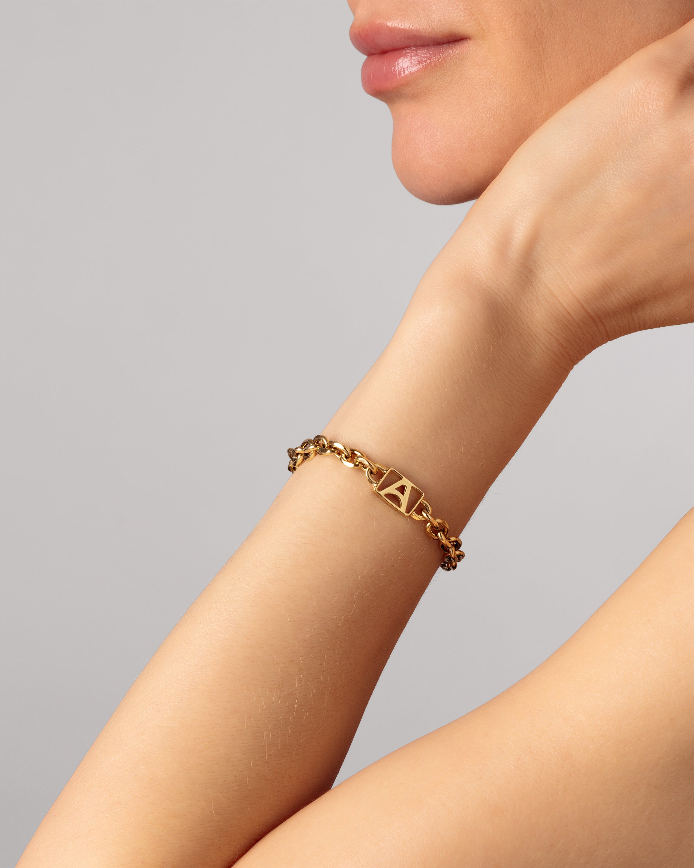Armitron Link & Logo armbånd roségull