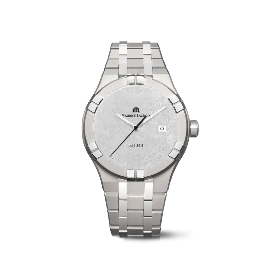 Label Noir Aikon Automatic 42MM klokke titan hvit