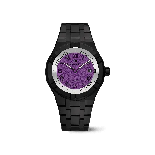 Label Noir Aikon Automatic 42MM herreklokke lilla sunray