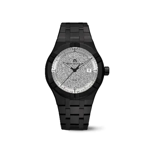 Label Noir Aikon Automatic 42MM herreklokke hvit keramikk