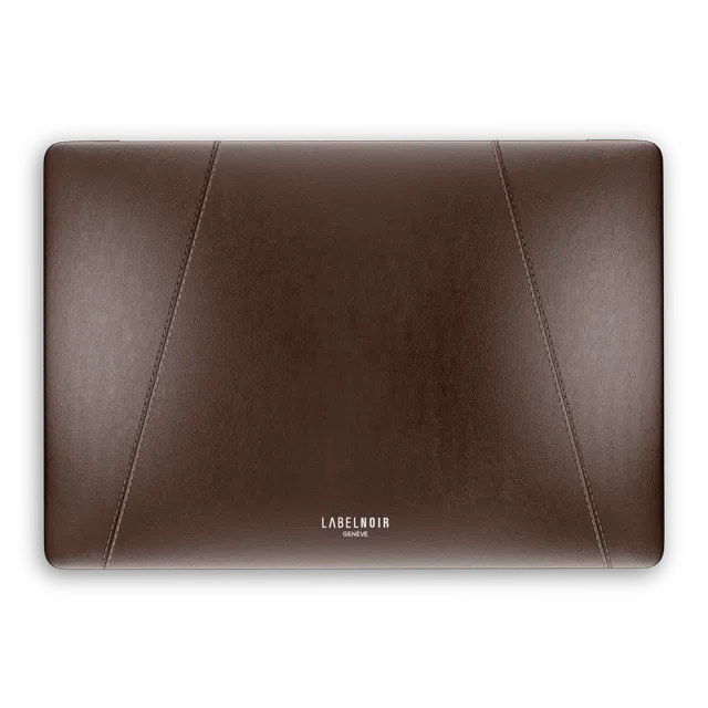 Label Noir Quilted MacBook Pro 16 deksel svart lammeskinn