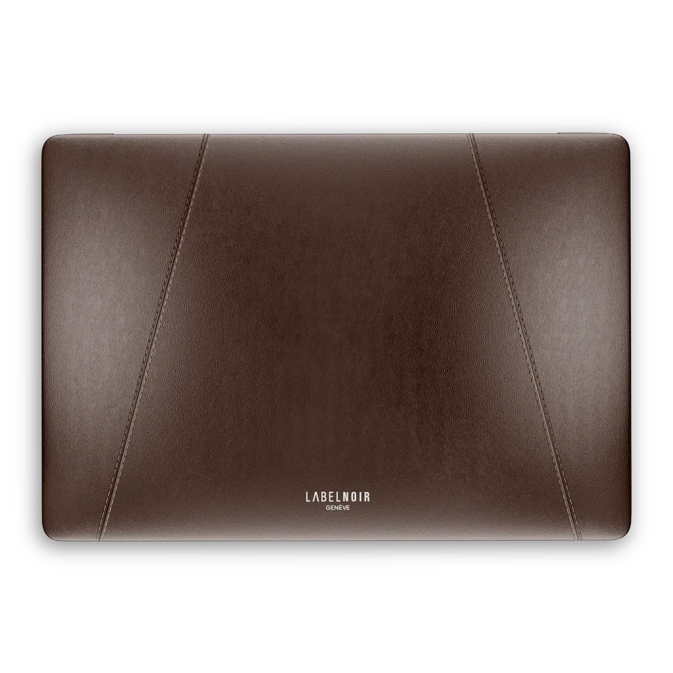 Label Noir Quilted MacBook Pro 16 deksel svart lammeskinn