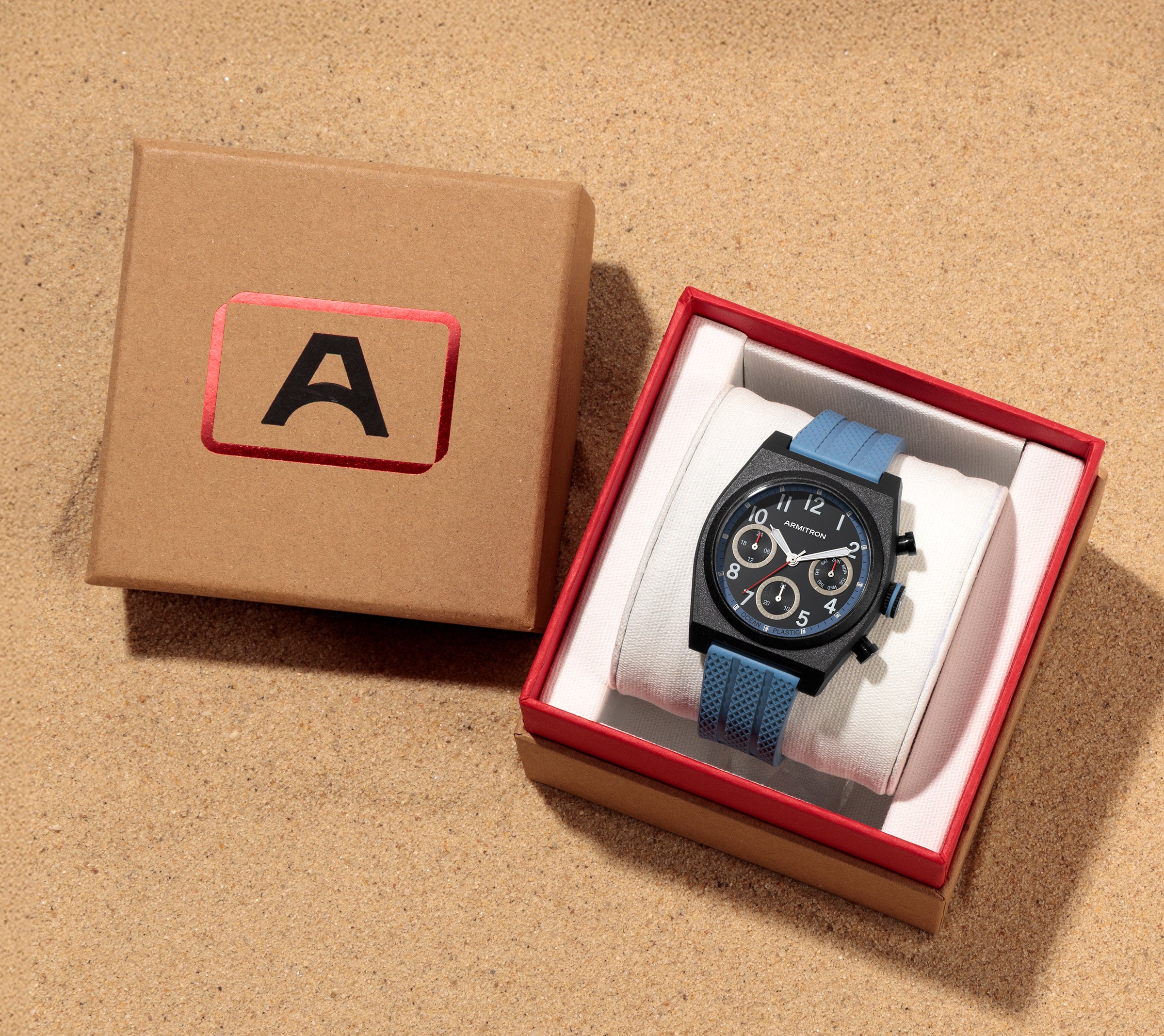 Armitron Wave 40mm klokke blå resirkulert