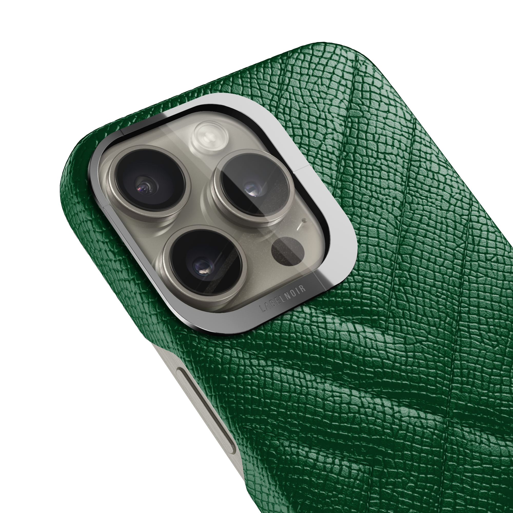 Label Noir Quilted iPhone 15 Pro Max deksel skinn
