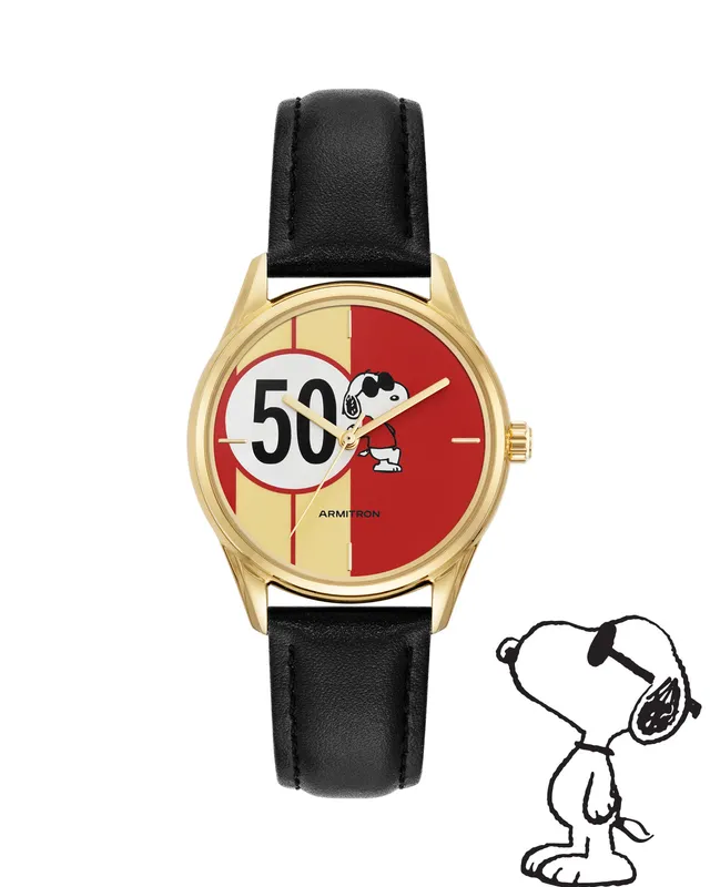 Armitron Peanuts Golden Cool herreklokke 36mm limited