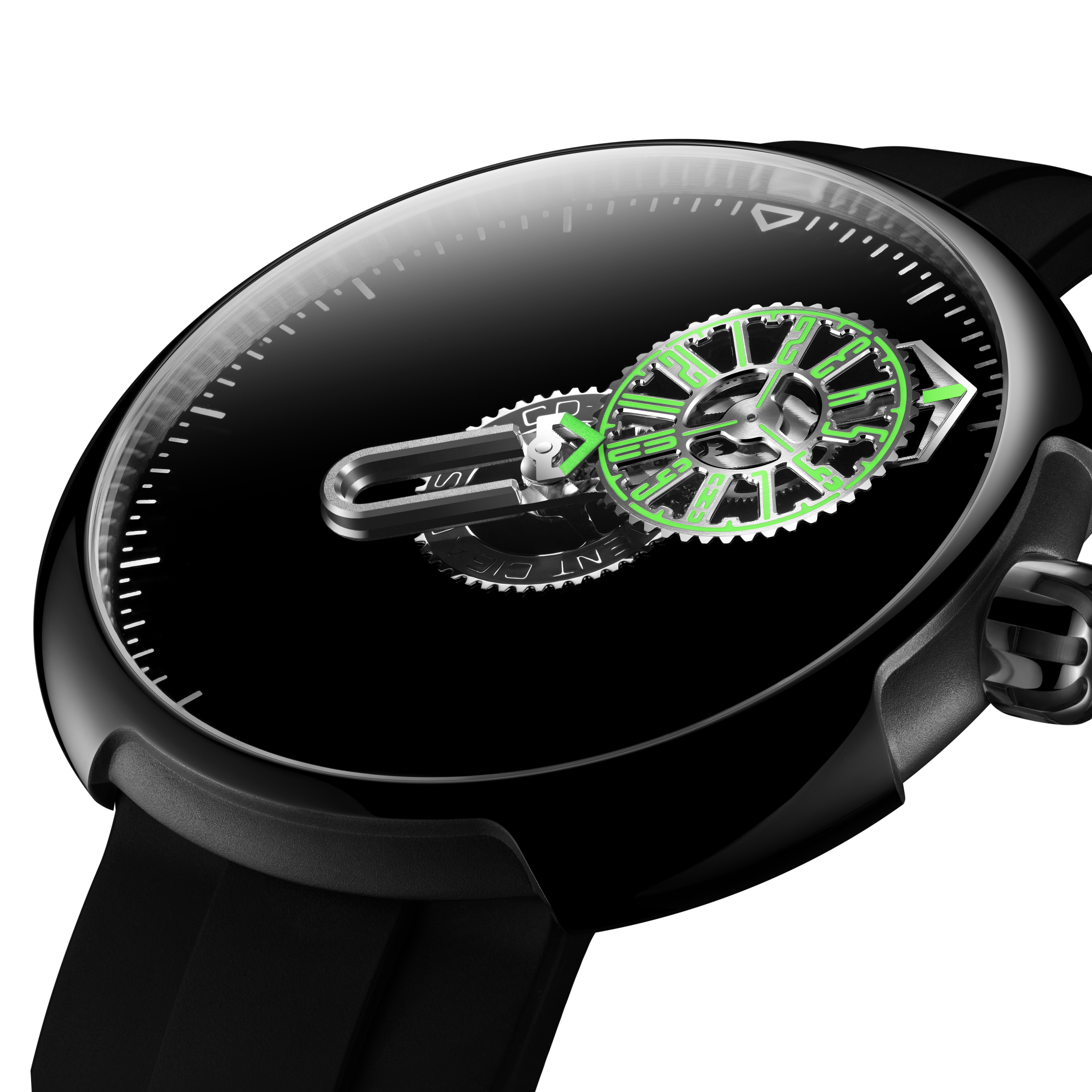 CIGA Design Time Cipher automatisk klokke carbon