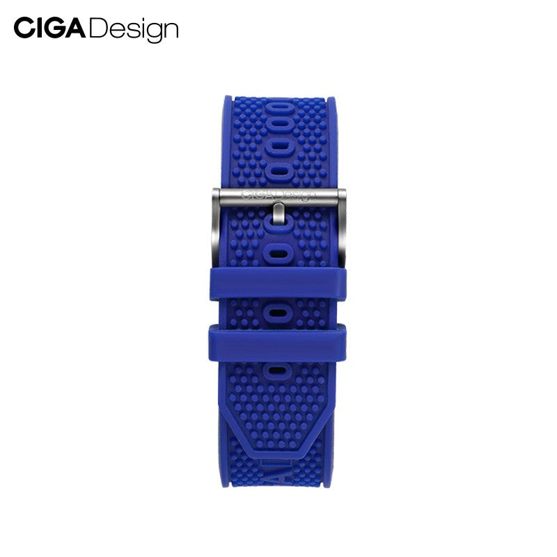 CIGA Design silikonrem 22mm rød hurtigfeste