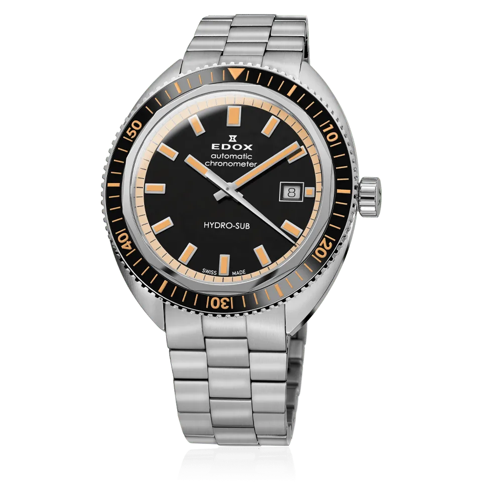 Edox Hydro-Sub Date Automatic Chronometer herreklokke