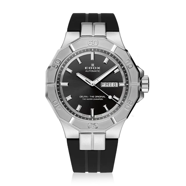 Edox Delfin Day-Date Automatic herreklokke