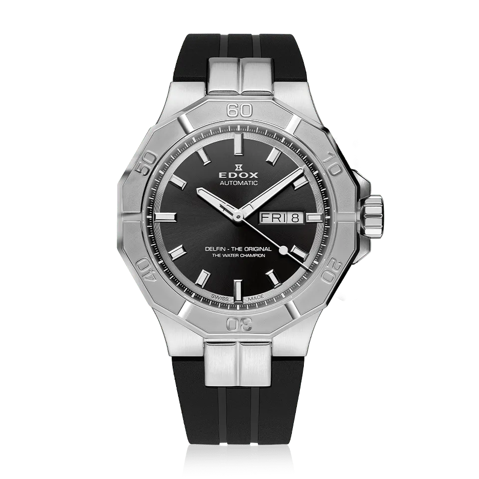 Edox Delfin Day-Date Automatic herreklokke