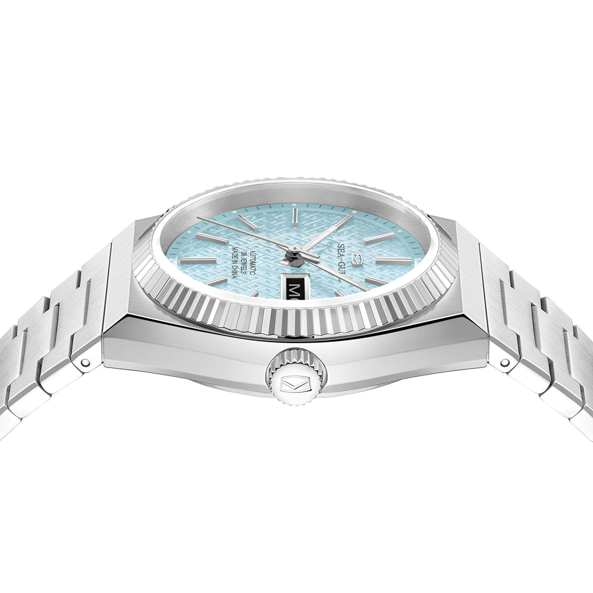 Sea-gull 510.82.1075A dressklokke herre blå 38mm