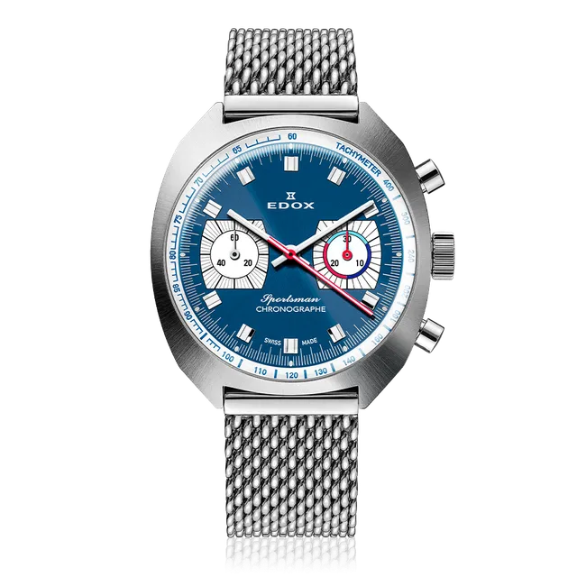 Edox Sportsman Chronographe Automatic herreklokke kronograf