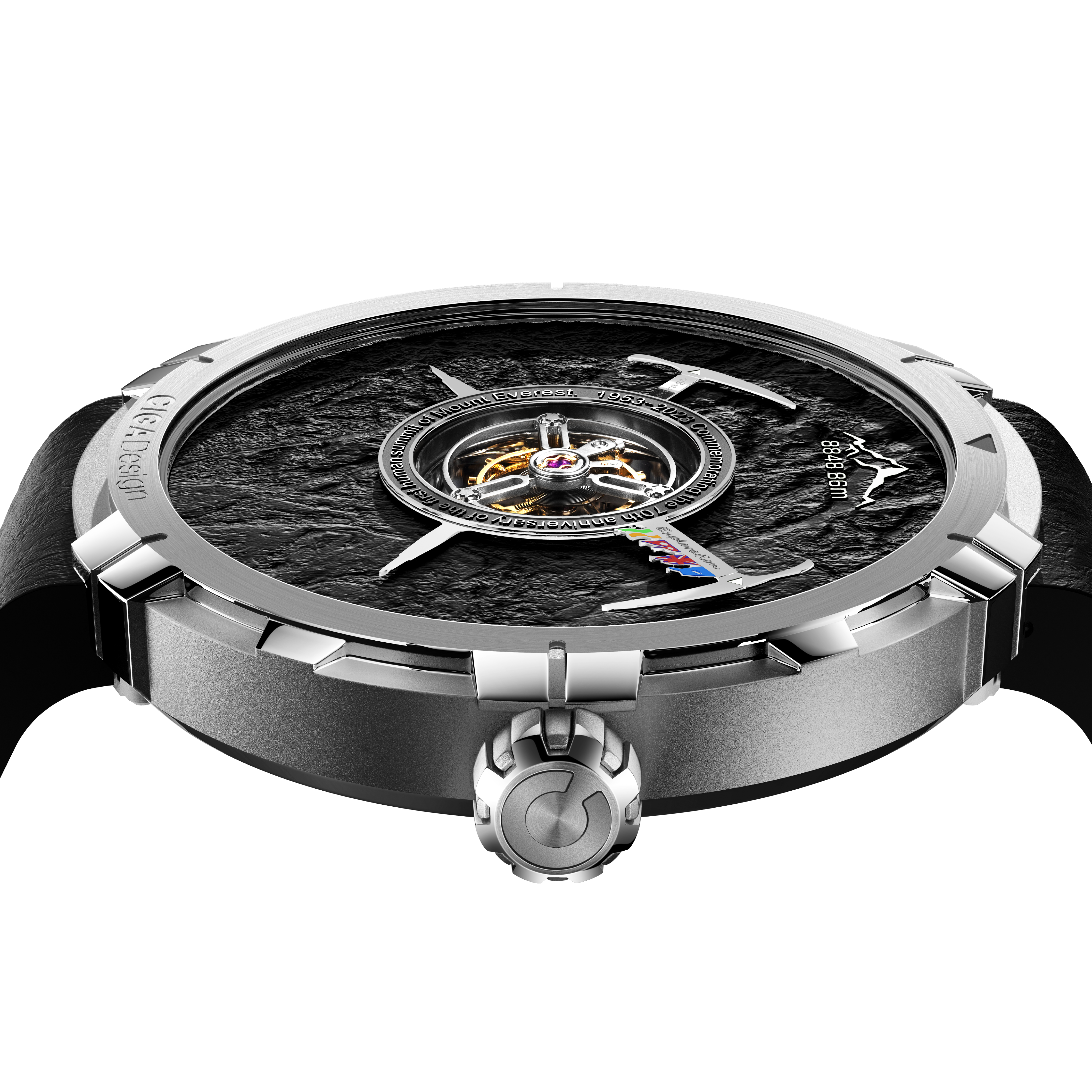CIGA Design Central Tourbillon Everest herreklokke titan